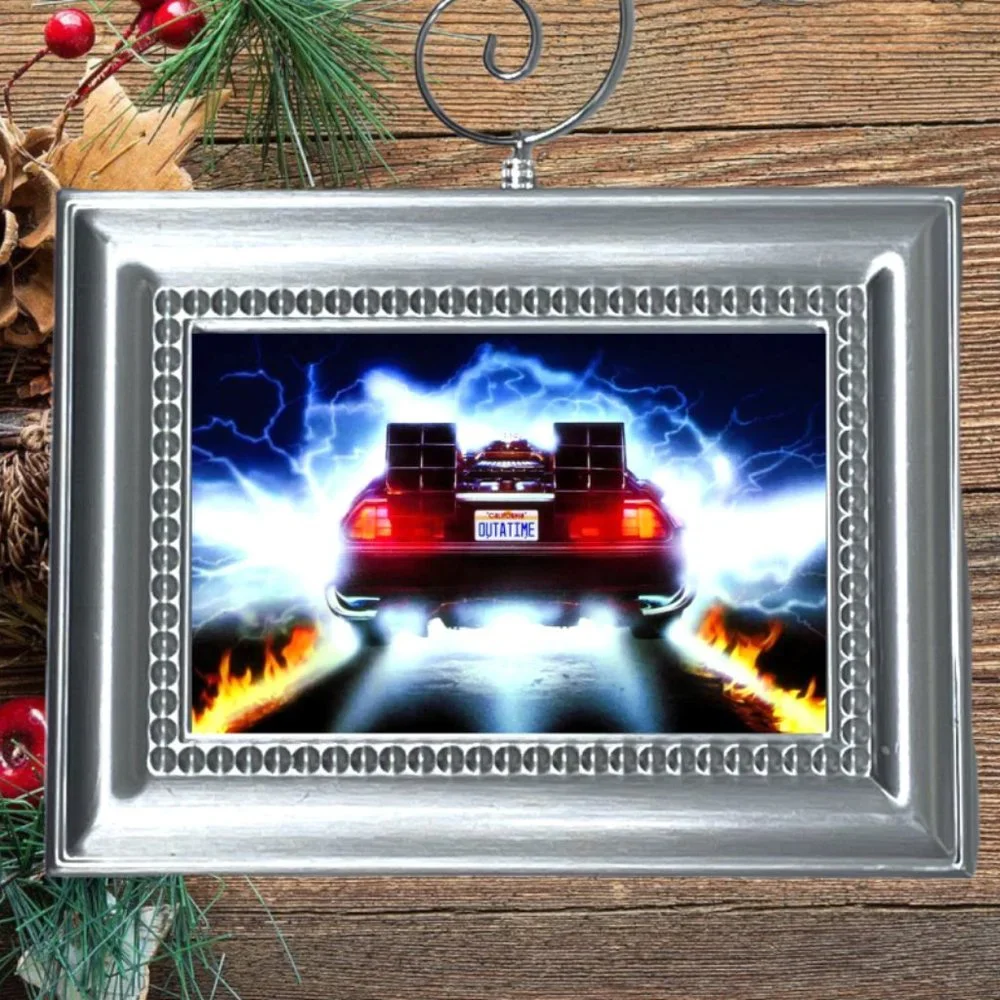 Back To The Future Retro Movie Memorabilia Christmas Tree Ornament
